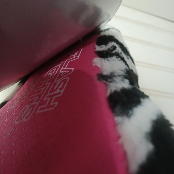 Claws zebra stripe Plush light up Slippers Girl  Size  10/11 with tags Halloween - Picture 4 of 5